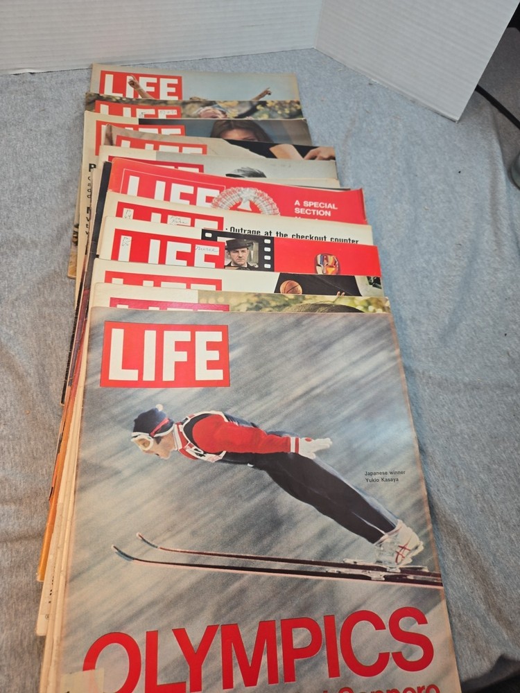 Life Magazine Lot, 1972, February Through June, 14 Issues, Complete