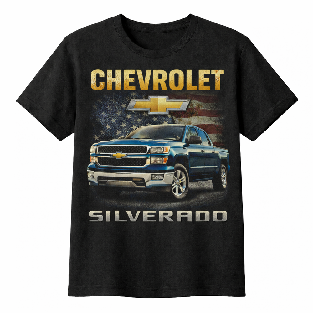 Chevrolet Silverado T-Shirt, Chevy Truck Graphic Tee, Pickup Truck Shirt