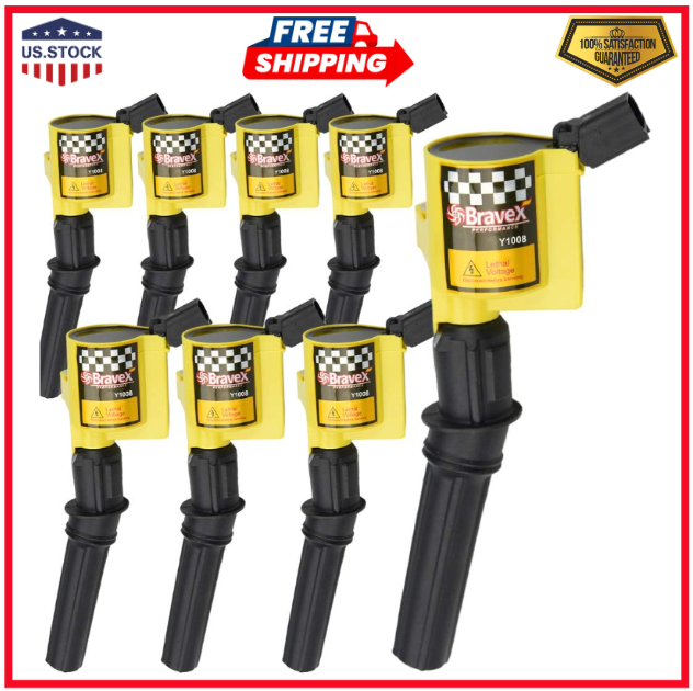 High Performance Ignition Coil 8 Pack with 15% More Energy for Ford F-150 F-Series