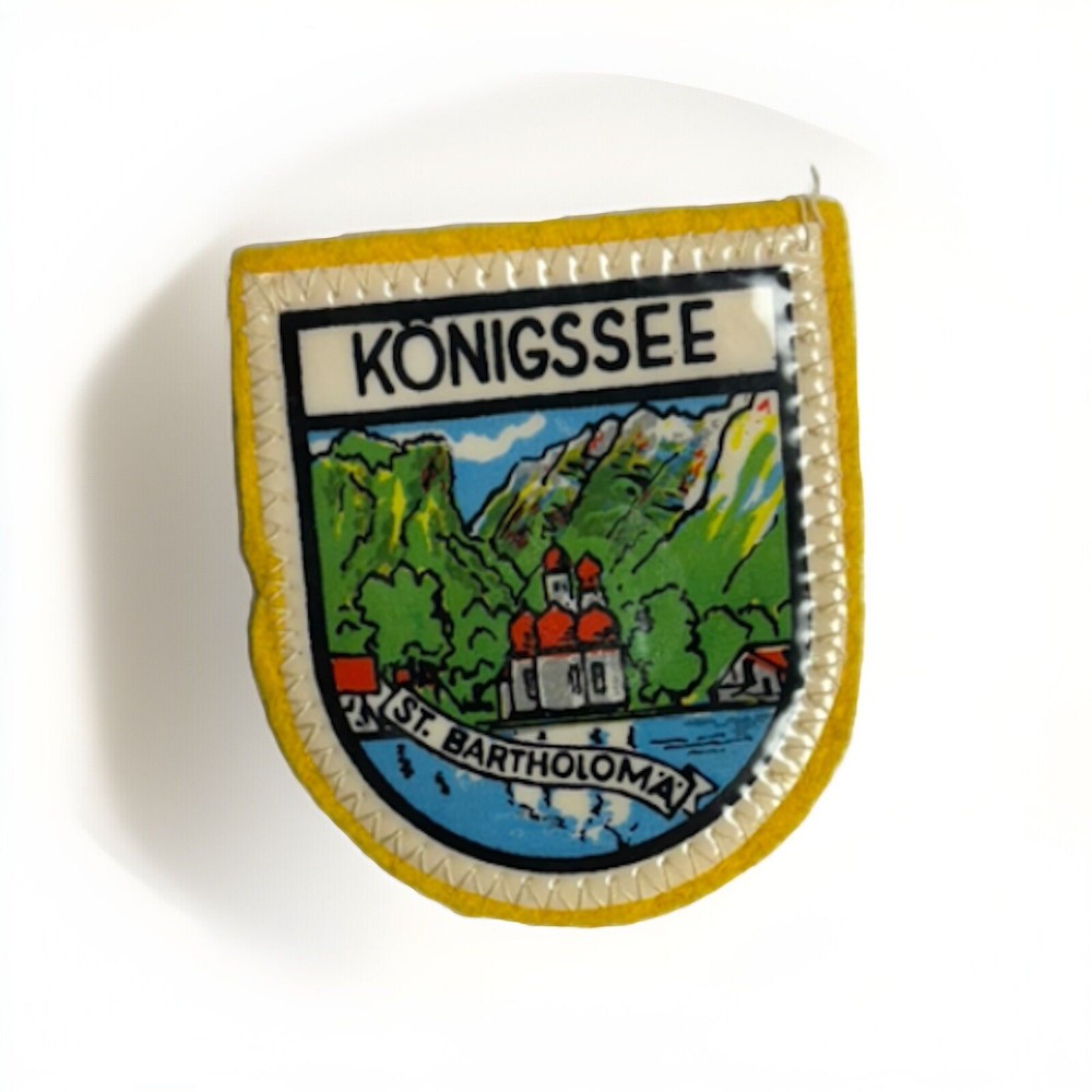 Vintage Travel Collectible  Konigssee Patch