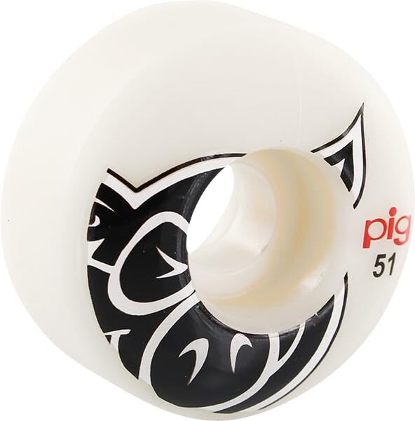 Pi.g Head Natural 51mm Skateboard Wheels (Set of 4)