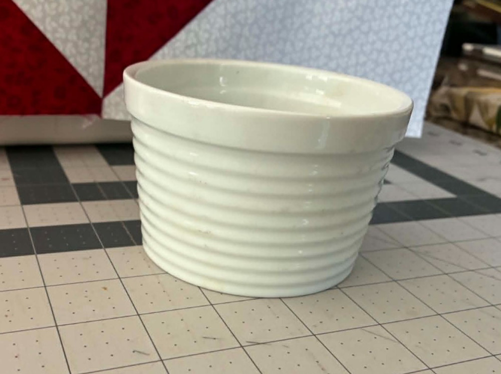 Cordon Bleu Small Dish textured ramekin -cafeteria ware