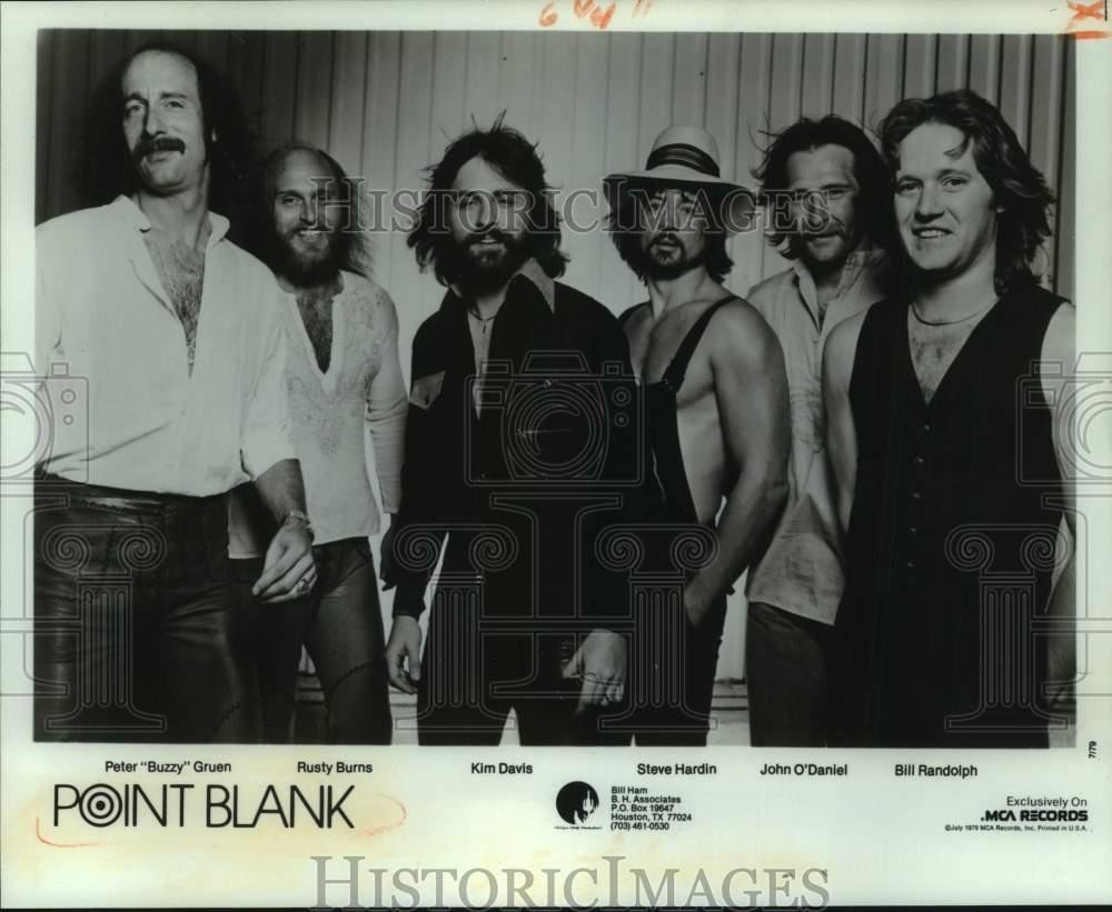 1979 Press Photo Members of Point Blank, American rock band. - nop60753
