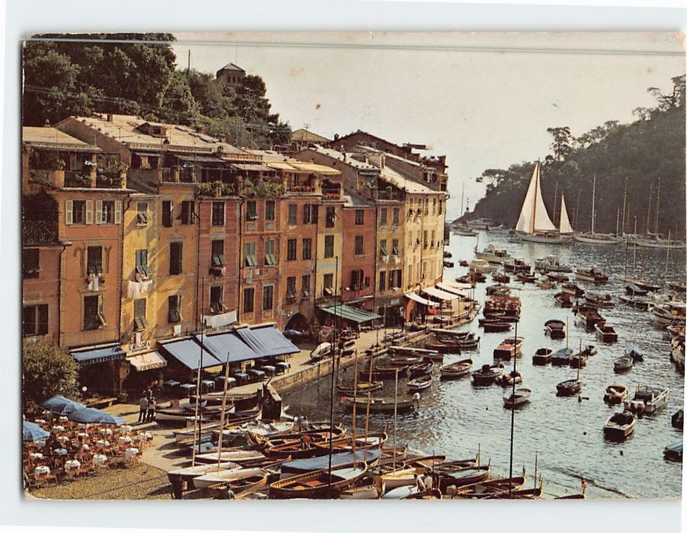 Postcard General View Portofino Italy