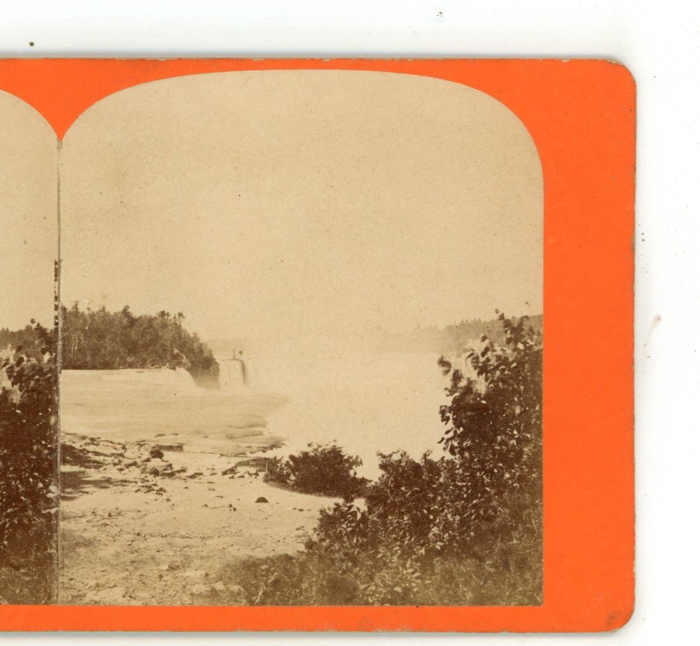 Niagara Falls From Point View American Side Stereoview