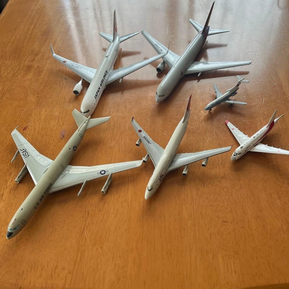 aircraft model collection 6 aircraft set #23c386