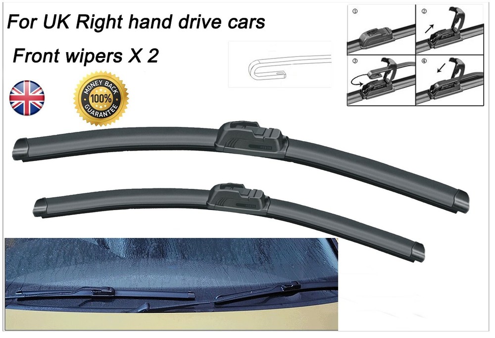 For Dodge Avenger 1994-2014 Brand New Front Windscreen Wiper Blades 24