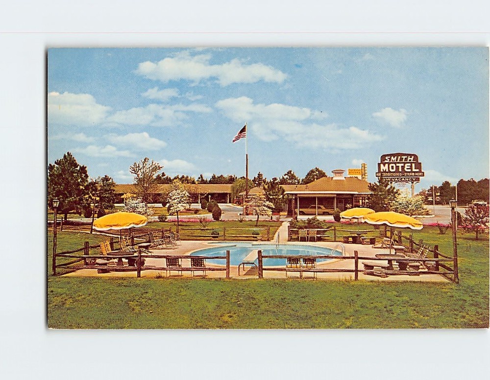 Postcard Smith Motel Kennesaw Georgia USA