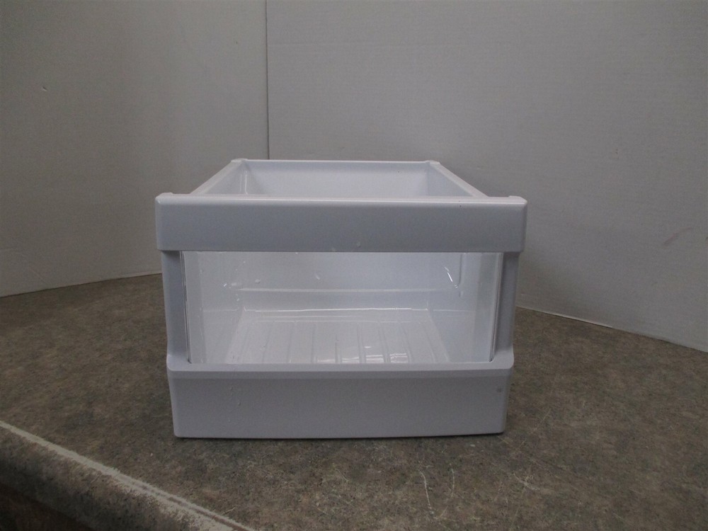 Samsung Refrigerator Freezer Drawer (Scratches/White) Part# Da97-00143N