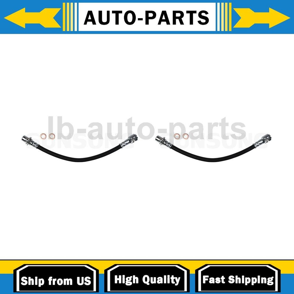 Rear Brake Hose Line Sunsong 2PCS For 2001 Chevrolet Blazer 4.3L AWD