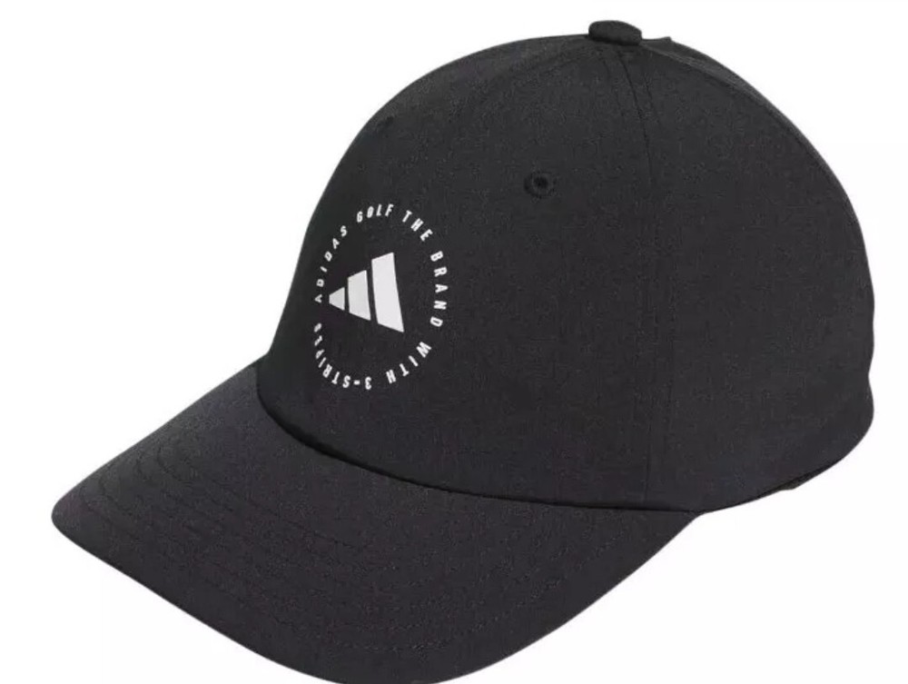 New Adidas Gof Women's Crisscross Black/White Adjustable Hat/Cap