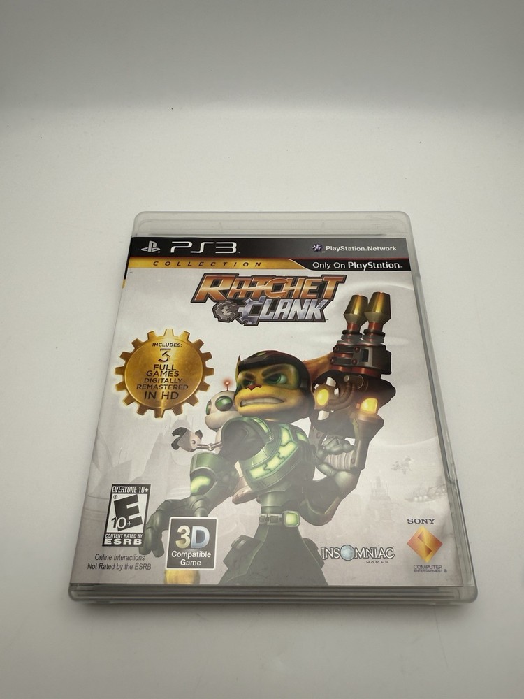 Ratchet & Clank Collection PS3 (Sony PlayStation 3, 2012) Tested & Working