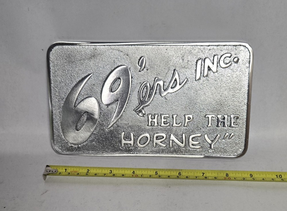 Cast Aluminum  69rs  Car Club Plaque