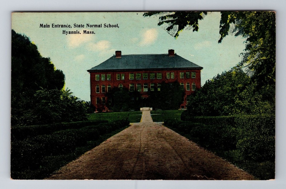 Hyannis MA-Massachusetts, State Normal (teacher's) School, Vintage Postcard