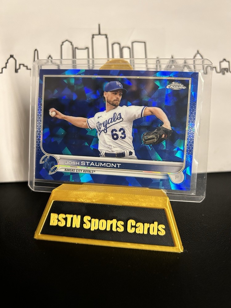 2022 Topps Chrome Sapphire Update Josh Staumont #US53 Baseball Card