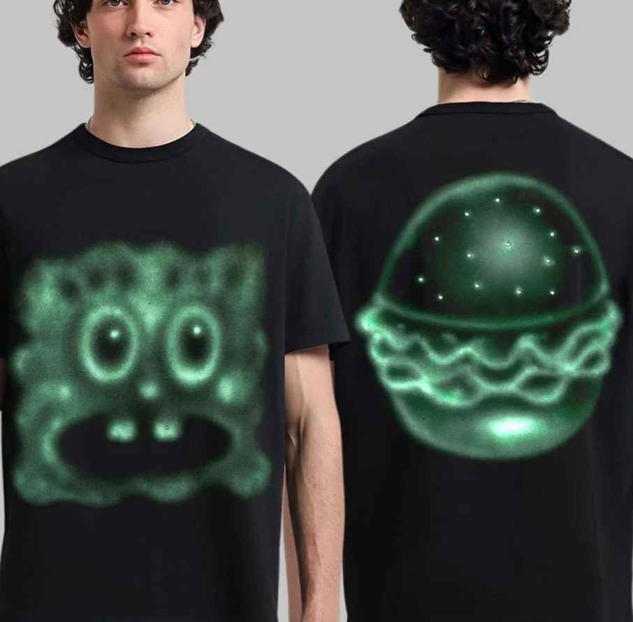 Travis Scott X Spongebob Krabby Party T-Shirt S-5Xl