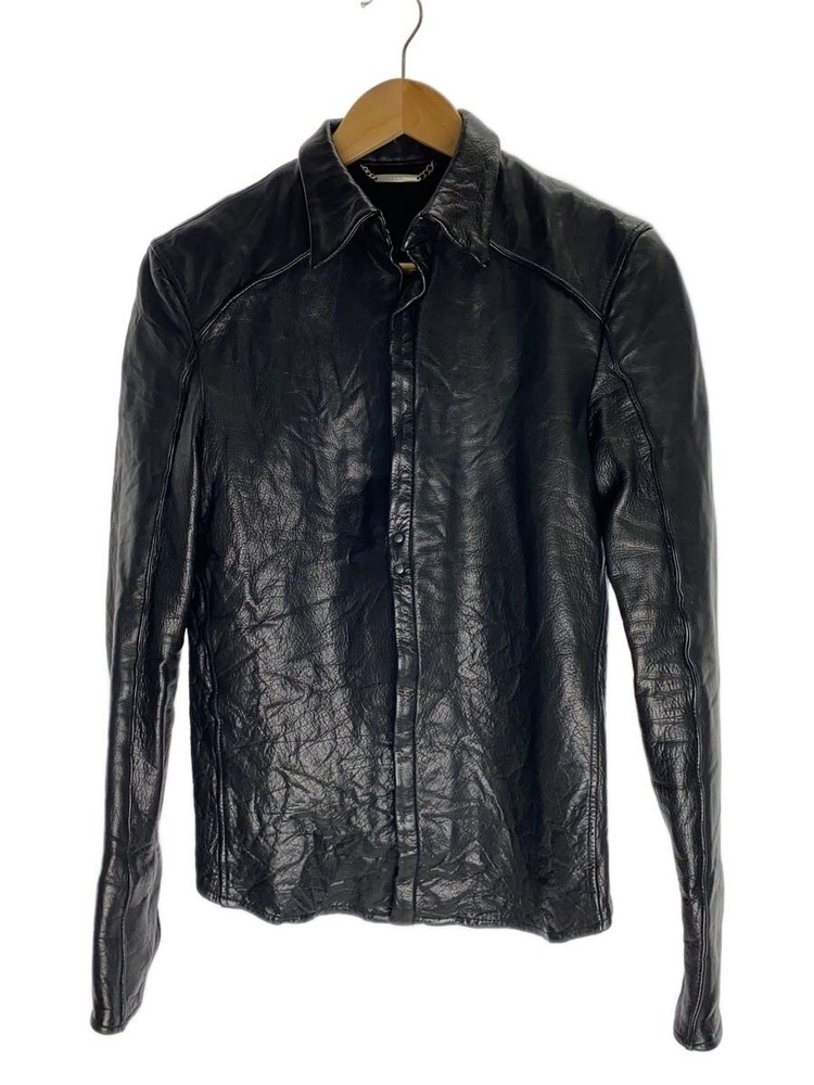 Akm Leather Jacket Blouson/M/Cowhide/Blk/Plain/A012 Hl01 10901