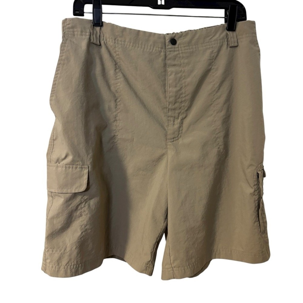 Vintage Nike ACG Men's Tan Outdoor Cargo Hiking Shorts Size Large Inseam