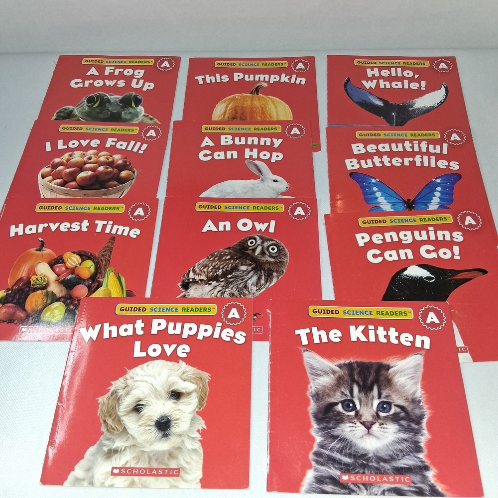 Guided Science Readers Level A  Animals,  Seasons, 11 books, beginning reader