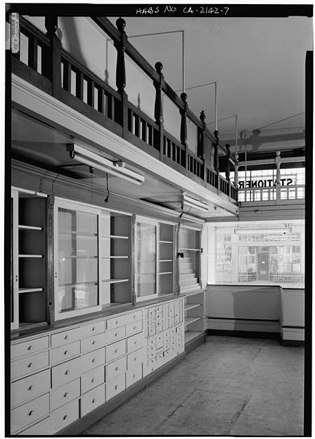 Redwood City CA Fitzpatrick Building Interior 1910s Looking Southeast