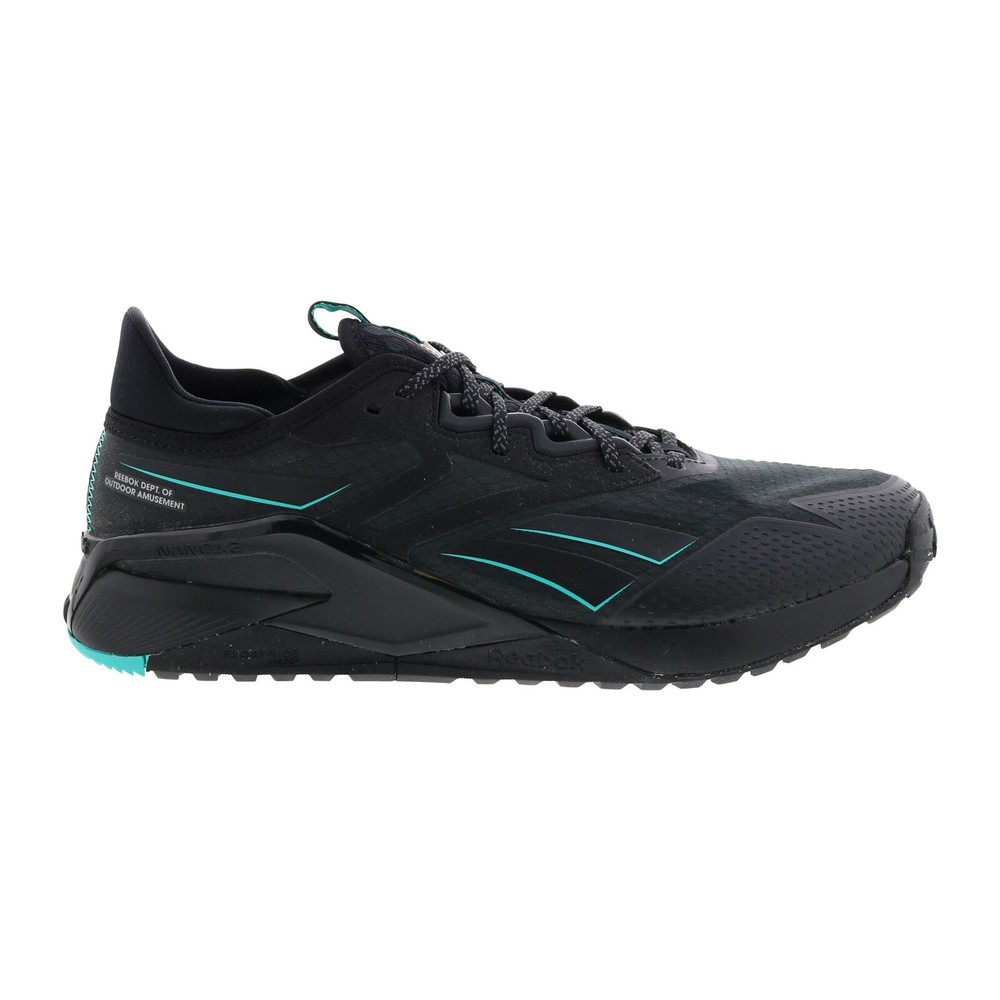 Reebok Nano X2 TR Adventure Mens Black Canvas Athletic Cross Training Shoes 11.5