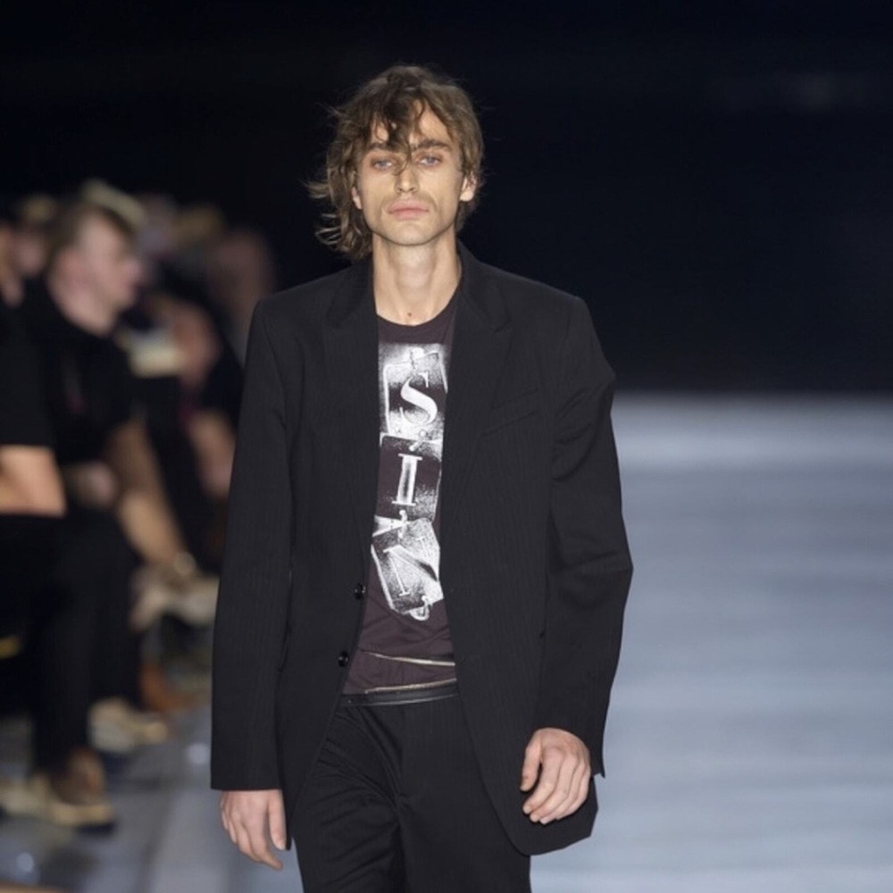 Unbranded Leather Split Zip Belt double buckle Black Unisex Size 36