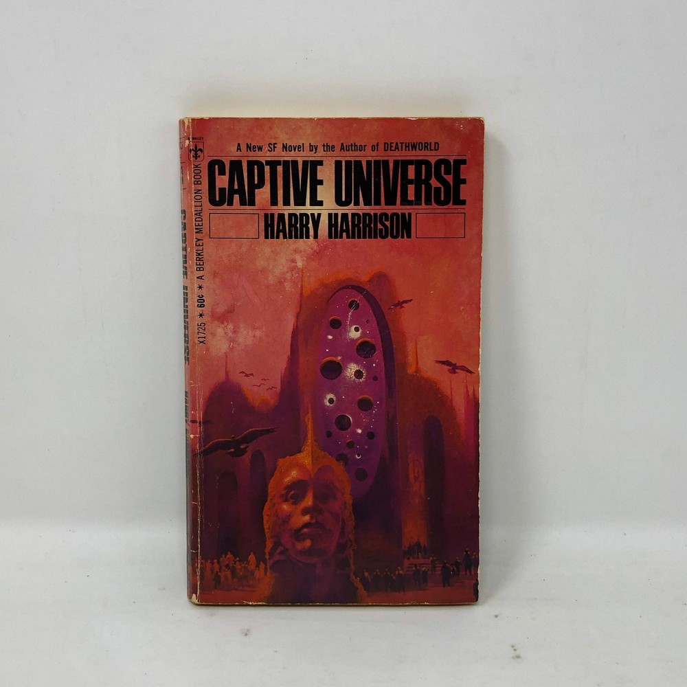 Captive Universe by Harry Harrison 1969 Berkley 1st Paperback Printing Vintage