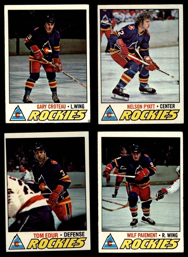 1977-78 Topps Rockies Near Team Set 2.5 - GD+ 7289958 (4 / 7 cards)