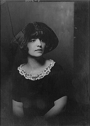 Photo:Margaret Wilson Portrait Photograph 1921 Woman Hat Lace Collar