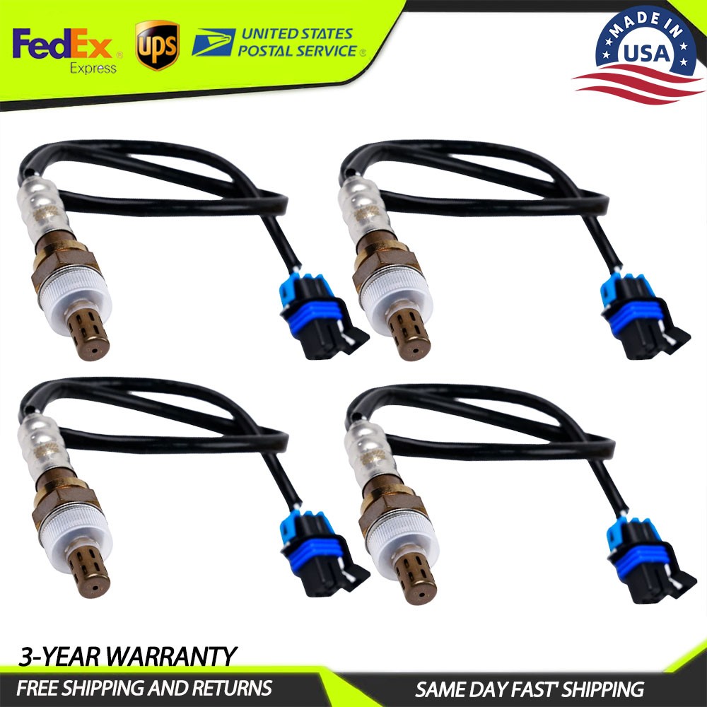 4PCS Upstream & Downstream Oxygen O2 Sensors For Chevy Cadillac GMC 234-4565