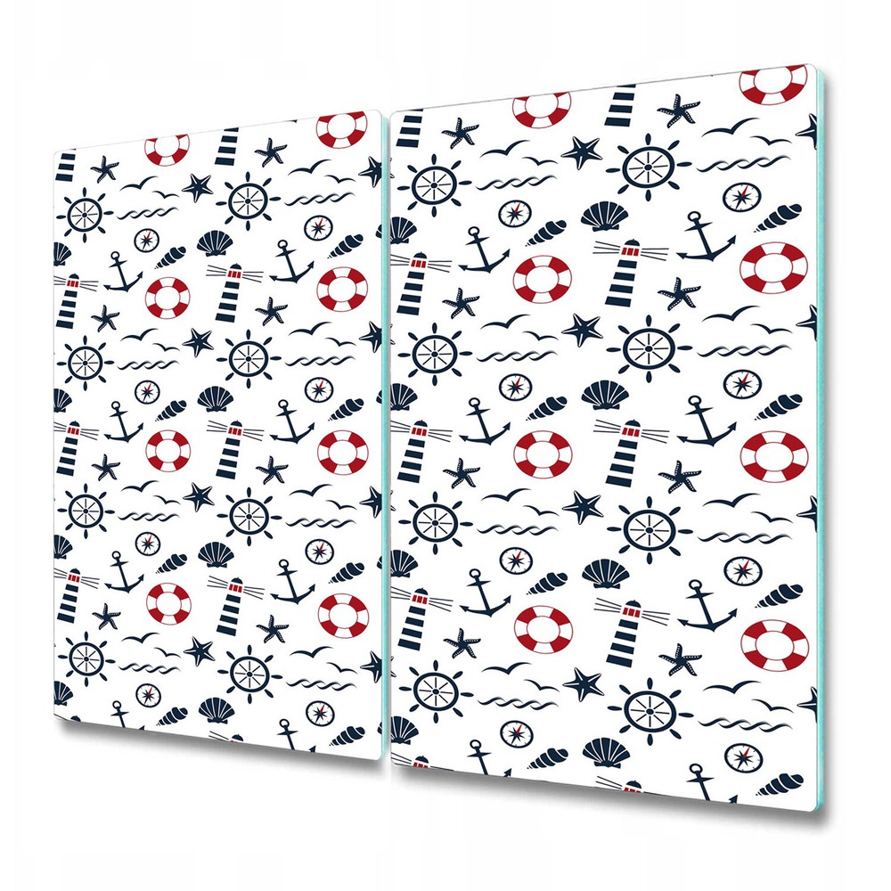 Glass Worktop Saver Kitchen Marine Anchors Simple Minimalistic 2x30x52