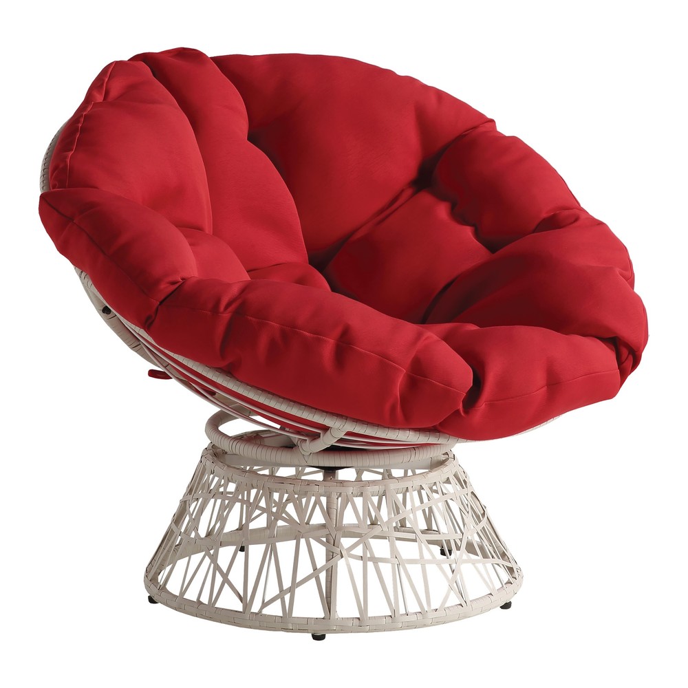 OS Home and Office Furniture Model BF25296CM-RD Papasan Red Casual