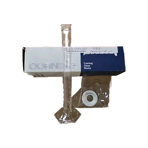 Corning PYREX 25mL Glass TD Graduated Cylinder Single Metric Scale 3024-25 New in Box