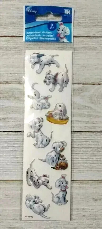 Disney Dalmatians 3D Puffy Stickers 9-Piece Craft Set by EK Success