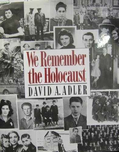 We Remember the Holocaust - Hardcover, by Adler David A. - Acceptable