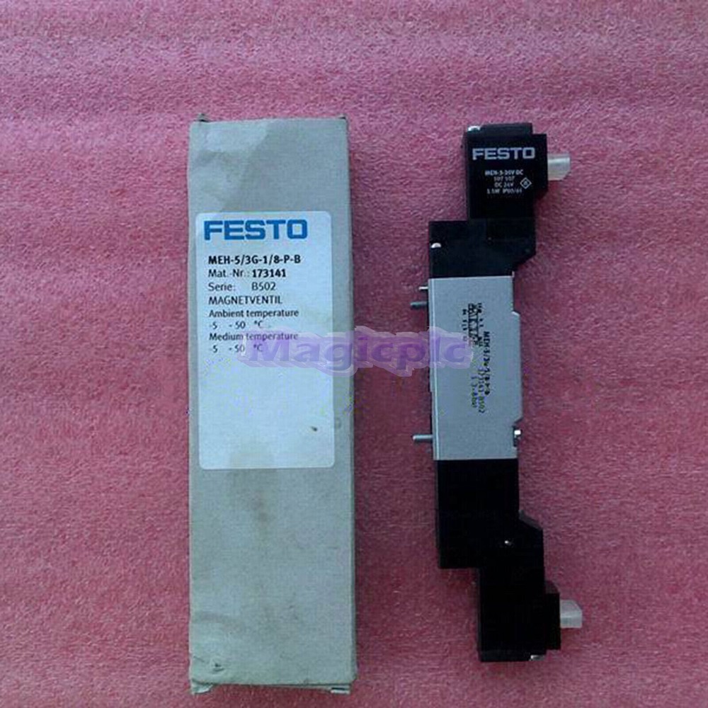 1PCS New FESTO MEH-5/3G-1/8-P-B 173141 Solenoid Valve