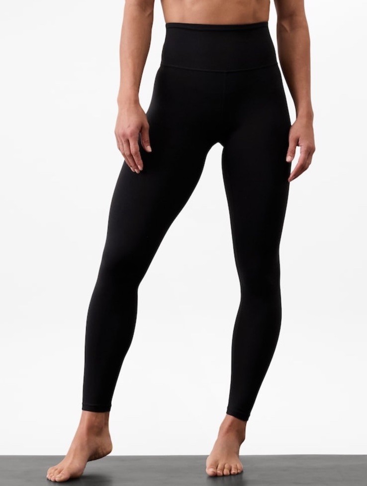Athleta Ultra high rise elation tight- small tall- black- nwt