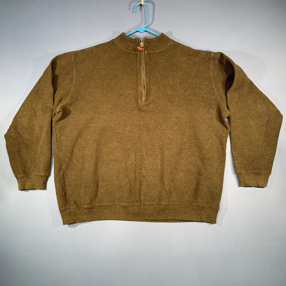 Woolrich Fleece Sweater 1/4 Zip Pullover Men's Size XXL