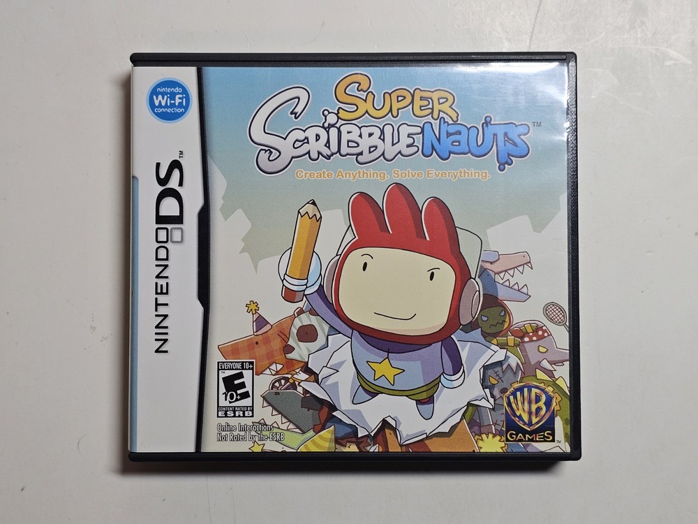Super Scribblenauts DS CIB (Nintendo DS, 2010) Authentic Complete In Box, Tested