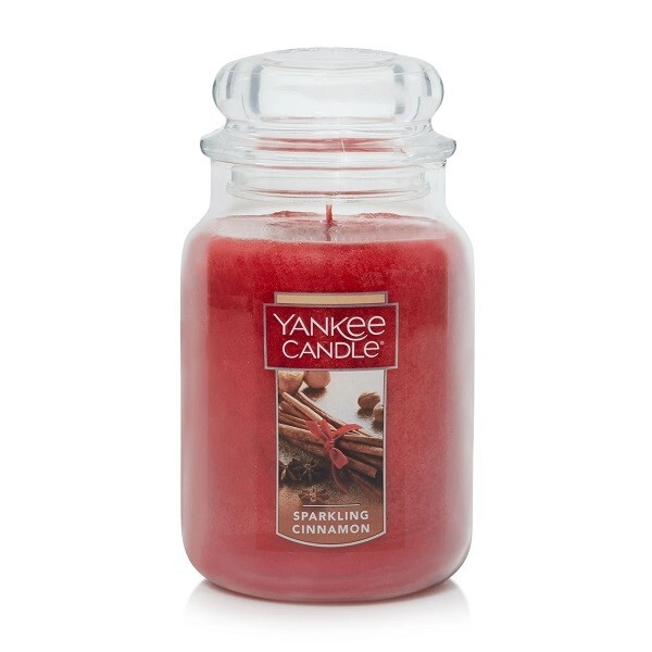Yankee Candle Sparkling Cinnamon Large 22oz Scented Jar Candle
