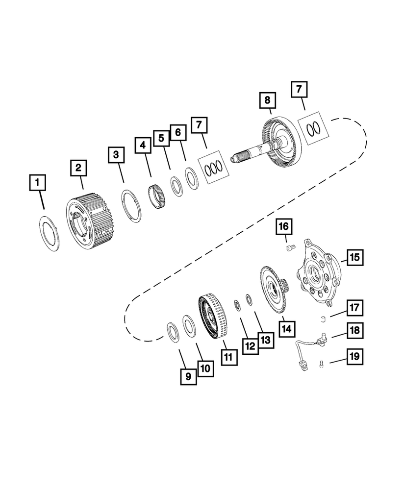 Genuine Mopar Planetary Gear 68110967AA
