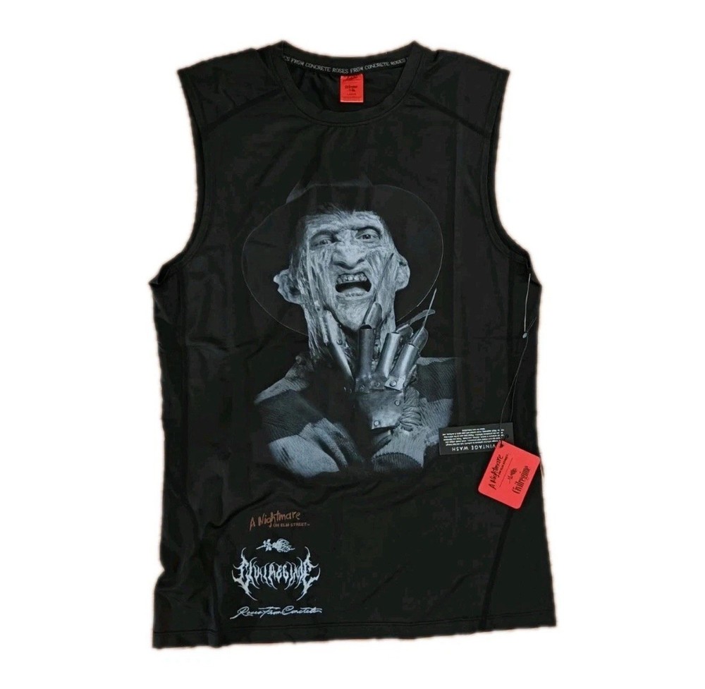 Men’s Civil Regime X Freddy Krueger Collab Sleeveless Compression - Large