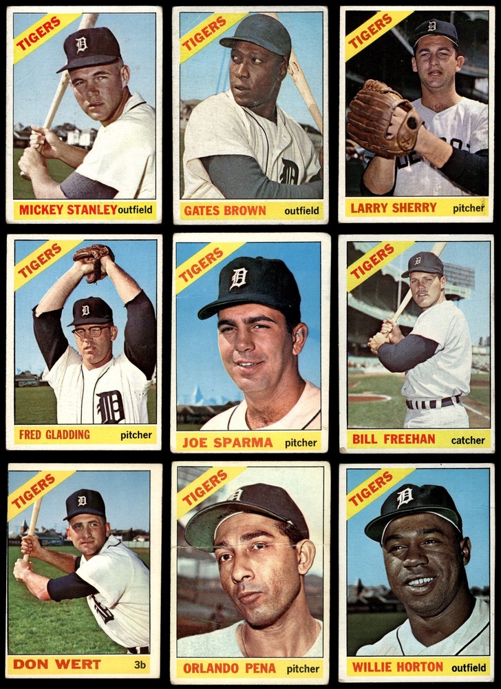 1966 Topps Detroit Tigers Near Team Set 2 - GOOD 7223613 (18 / 34 cards)