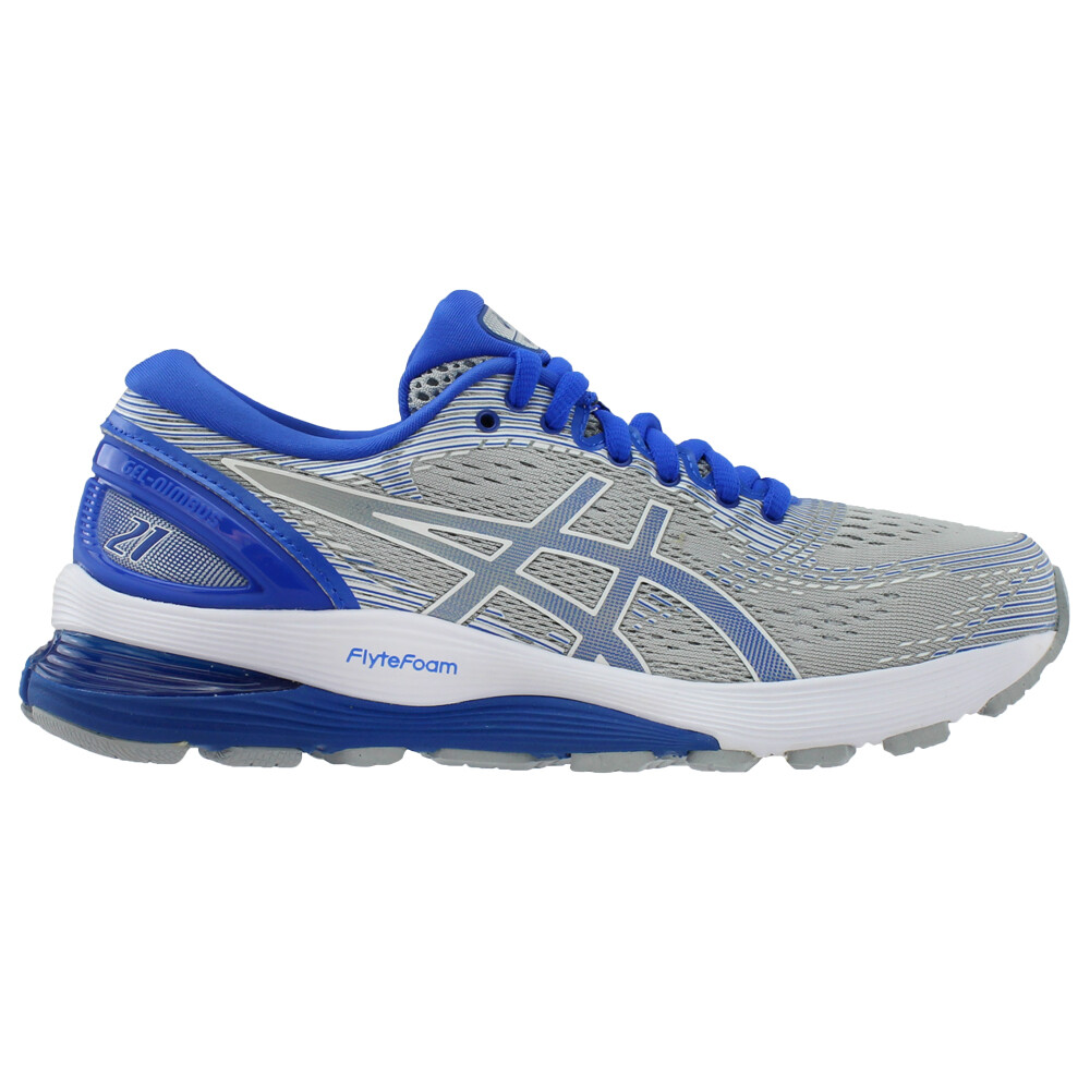 ASICS GelNimbus 21 LiteShow Running  Womens Blue, Grey Sneakers Athletic Shoes 1