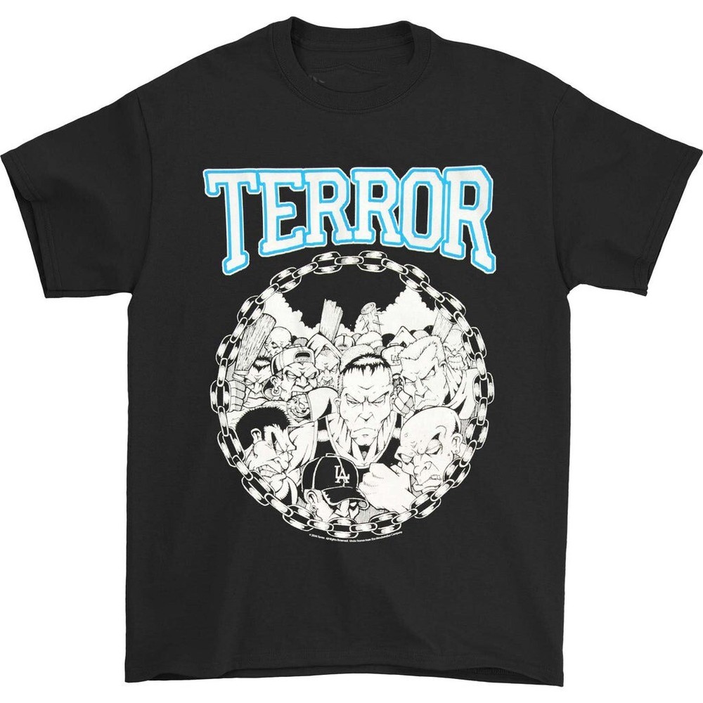 Terror band Concert Tour Black All Size Shirt BL769