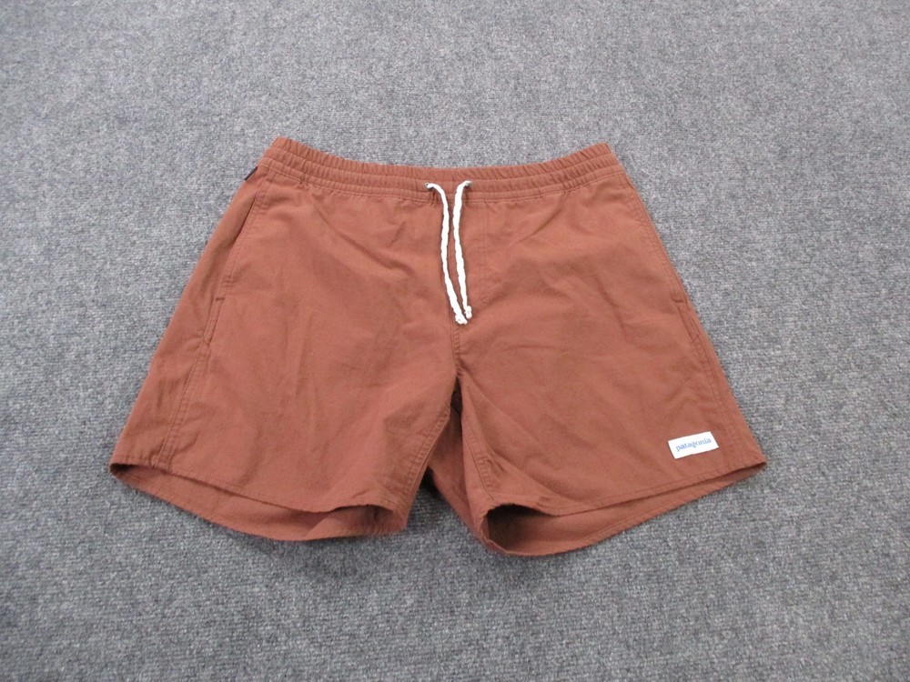 Patagonia Shorts Mens M Brown Hybrid Swim Trunks Hiking Beach Preppy Hiking