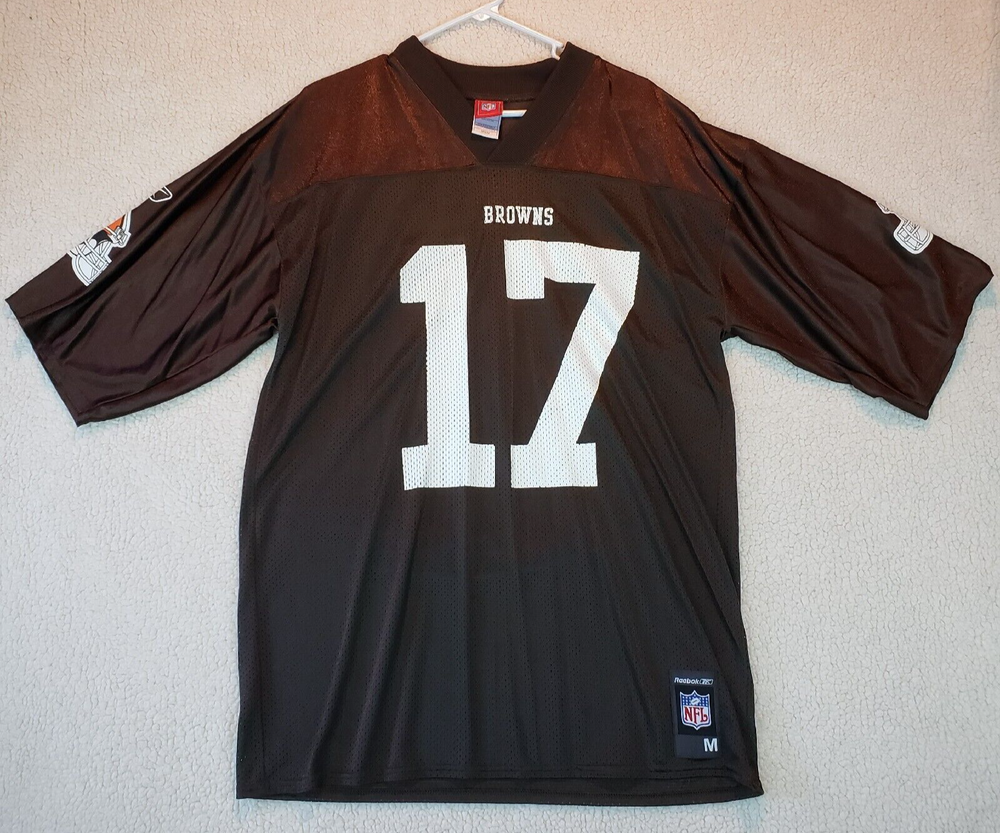 Cleveland Browns #17 NFL Reebok Braylon Edwards Jersey Men’s Medium