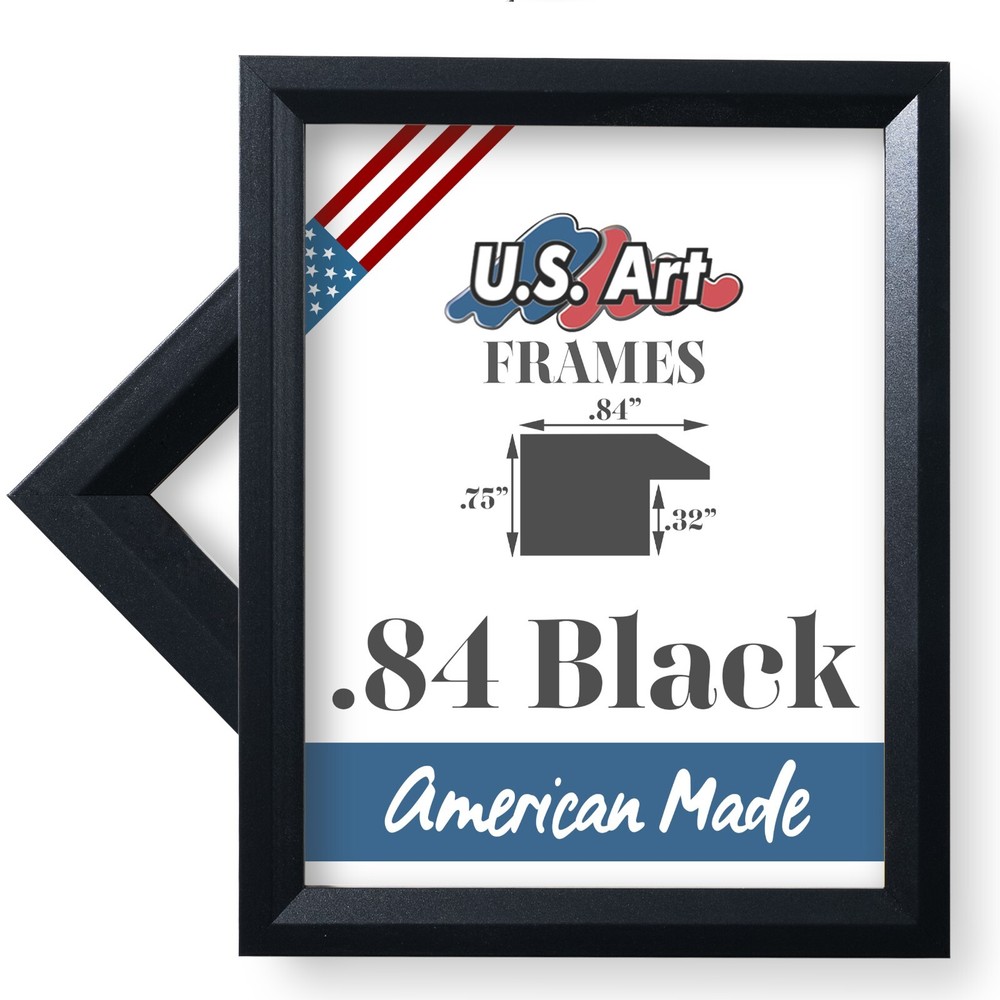 US Art Frames Black .84