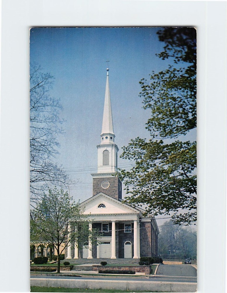 Postcard Presbyterian Church Madison NJ USA