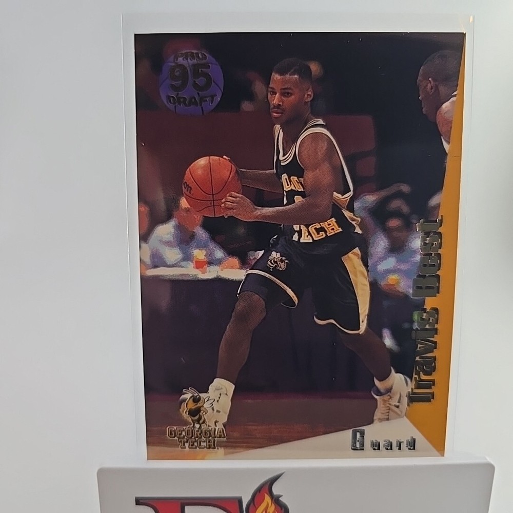 1995 Collect-A-Card Pro Draft - #45 Travis Best (RC) Georgia Tech Yellow Jackets